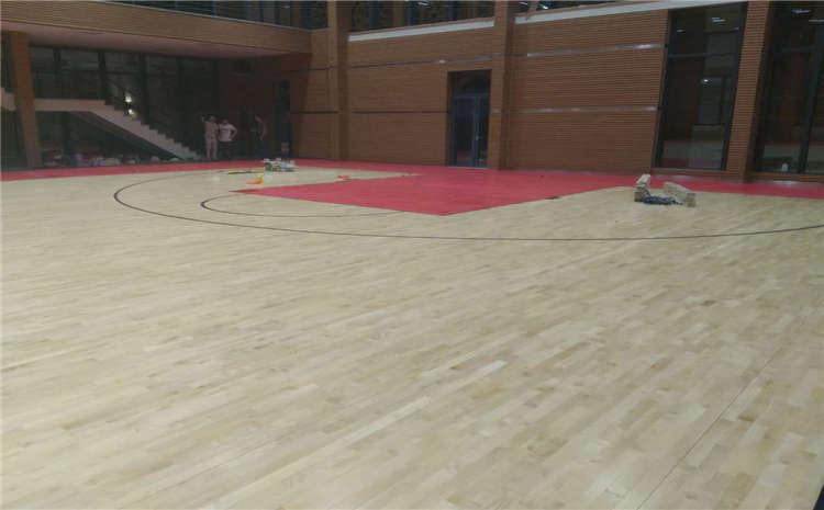 学校篮球运动地板报价